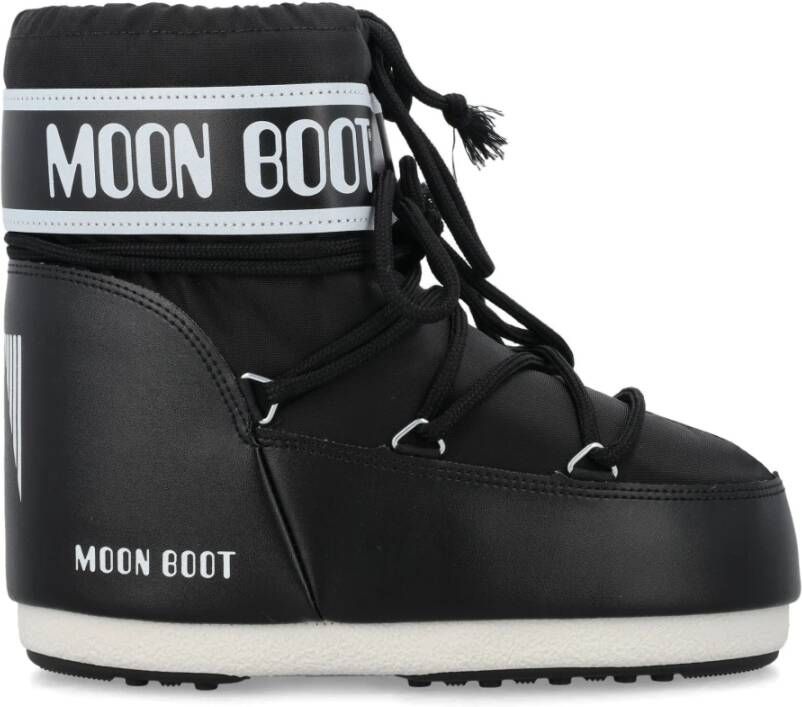 Moon boot Zwarte Gesloten Icon Low Nylon Laarzen Black Dames