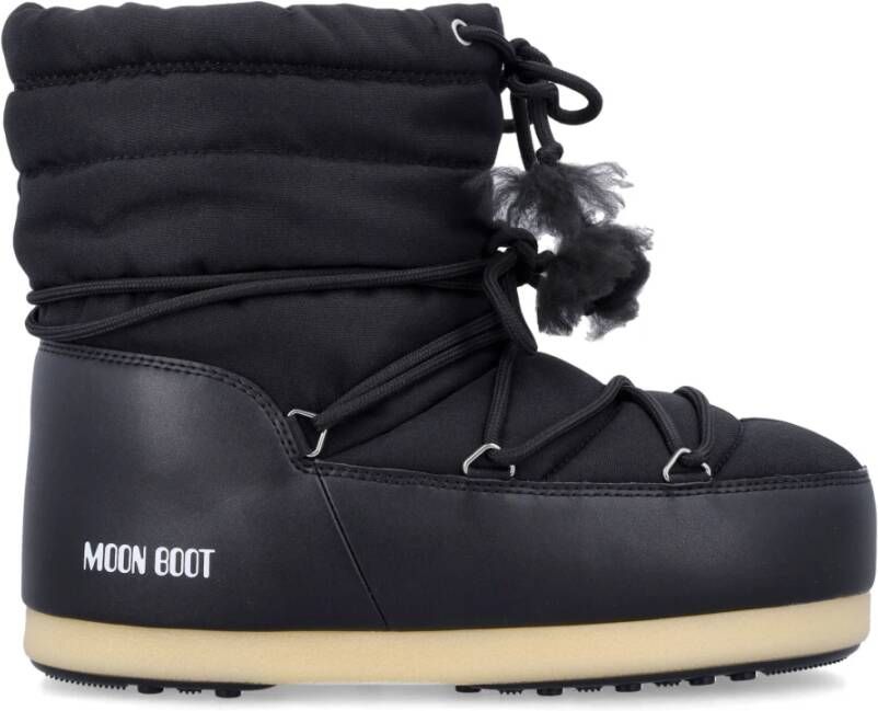 Moon boot Zwarte Gesloten Nylonlaarzen EVX Light Black Dames