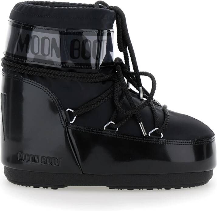 moon boot Zwarte Icon Low Glance Laarzen Black Dames