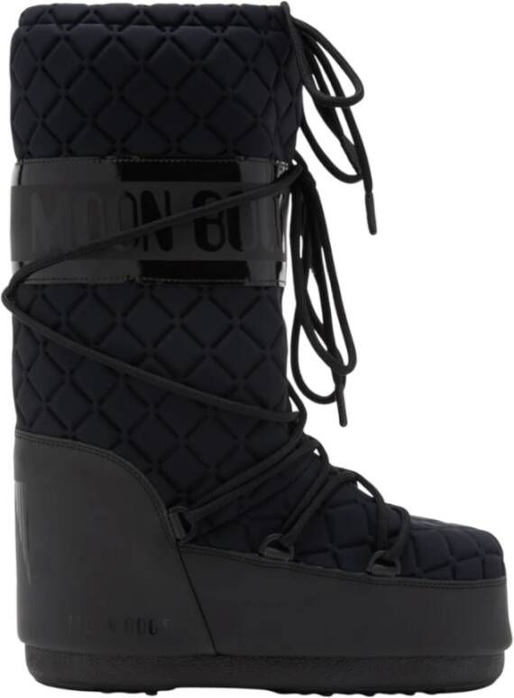 Moon boot Zwarte Icon Quilt Laarzen Black Dames