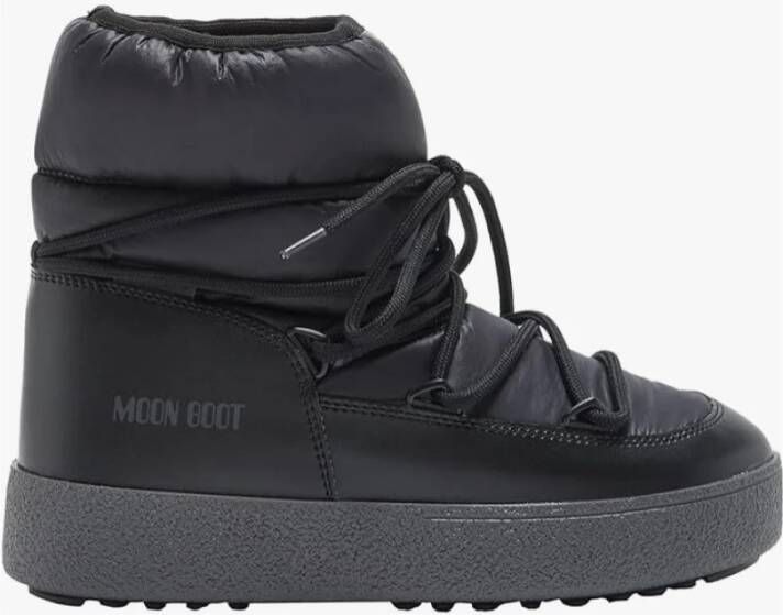 moon boot Zwarte Ltrack Low Nylon WP Laars Black Dames