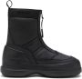 Moon boot Zwarte Ritslaarzen Unisex Design Black Heren - Thumbnail 1