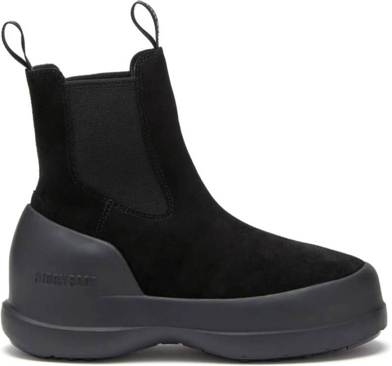 Moon boot Zwarte Suede Luna Laarzen Black Dames