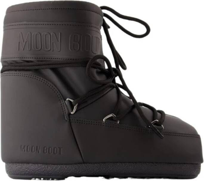 moon boot Zwarte Synthetische Lage Laarzen Black Dames