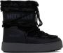 Moon boot Zwarte Snowboots met Bontinzetten Black Dames - Thumbnail 1