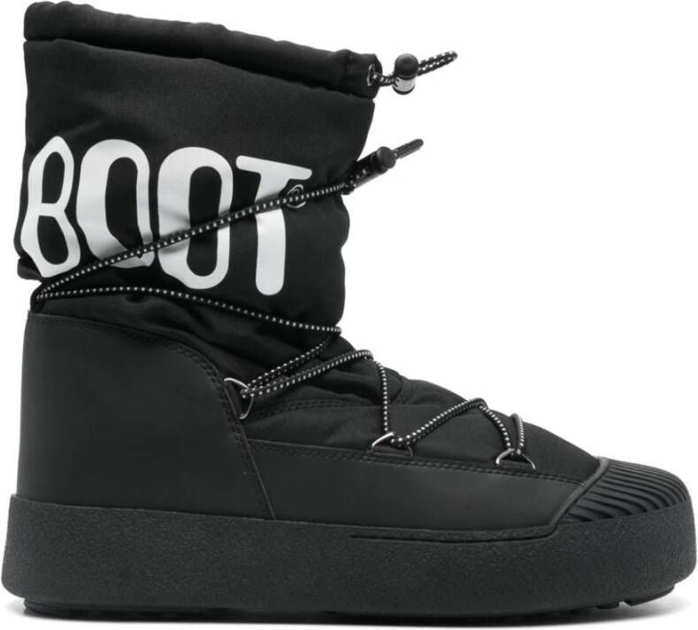 Moon boot Zwarte Winterlaarzen Slip-On Stijl Black Heren