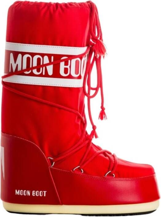 Moon boot Zwarte Winterlaarzen Stijlvolle Bescherming Red Dames