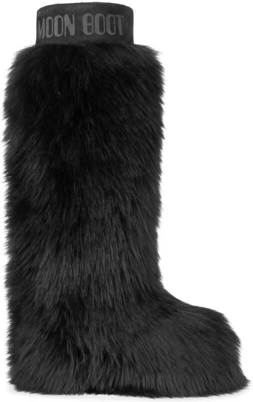 moon boot Zwarte Yeti Slip-On Schoenen Black Dames