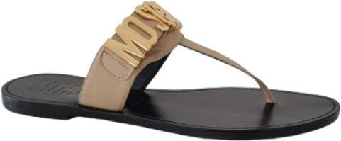 Moschino Beige Sandalen voor Dames Beige Dames