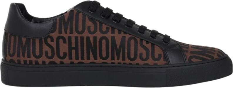 Moschino Casual Bruine Sneakers voor Heren Brown Heren