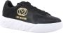 Moschino Dames Sneaker Love van leer in zwart Black Dames - Thumbnail 1