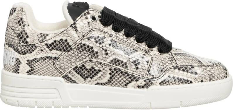 Moschino Dierenprint Sneakers voor Kinderen Gray Dames