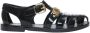 Moschino Platte sandalen Black Dames - Thumbnail 1