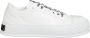 Moschino Gestreepte Sneakers met Vetersluiting White Heren - Thumbnail 1