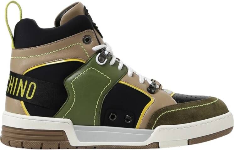 Moschino Iconische Cassette Sneaker Green Heren