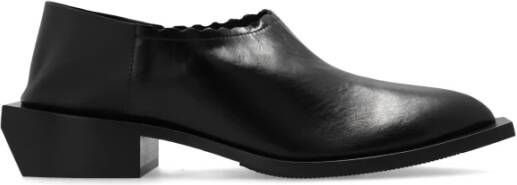 Moschino Leren schoenen Black Dames