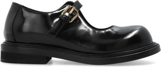 Moschino Leren schoenen Black Dames