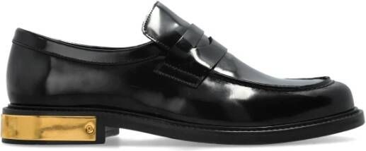 Moschino Leren schoenen type 'loafers' Black Heren