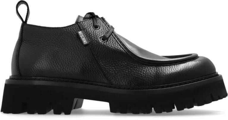 Moschino Leren schoenen van Black Heren