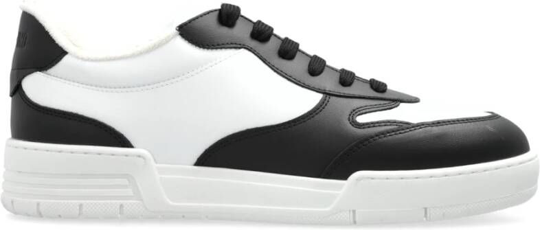 Moschino Leren sneakers White Heren