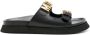 Moschino Logo Letter Sandals Zwart Black Heren - Thumbnail 6