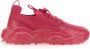 Moschino Logo Sneaker Polyester Elastaan Polyurethaan Pink Dames - Thumbnail 1