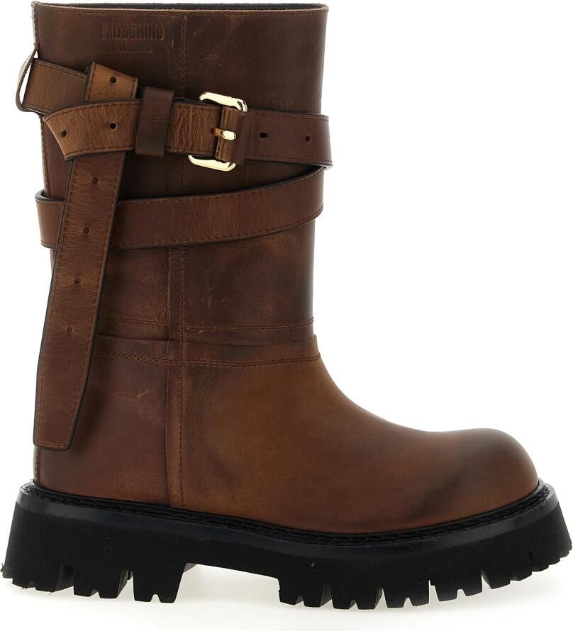 Moschino Boots Brick' Boots in bruin