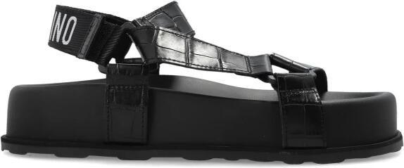 Moschino Leren Platform Sandalen