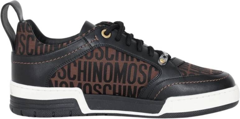 Moschino Nylon Logo Jacquard Sneakers met Trekking-geïnspireerde Veters Multicolor Heren