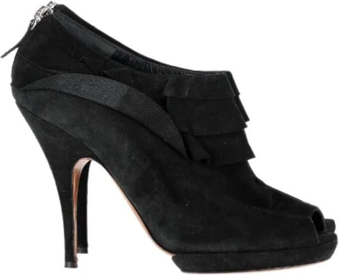 Moschino Pre-Owned Pre-owned Suede boots Black Dames