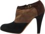 Moschino Pre-Owned Pre-owned Suede boots Brown Dames - Thumbnail 1