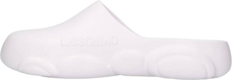 Moschino Sandalen Wit White Heren