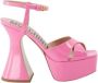 Moschino Sandales à plateforme Taille: 39 Couleur Presta: Rose Bestseller: 25 Roze Dames - Thumbnail 1