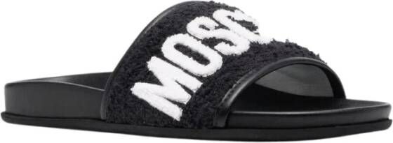 Moschino Slippers Schoenmaat: 44 Black Heren