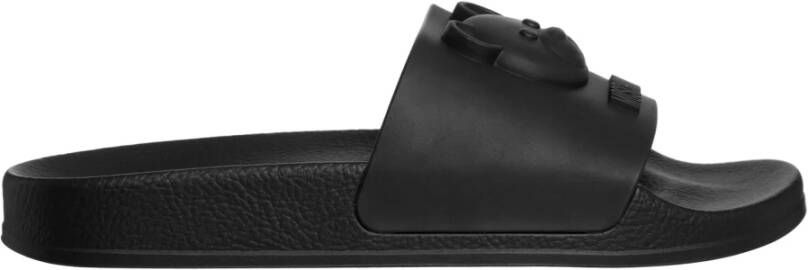 Moschino Comfortabele en stijlvolle sliders voor vrouwen Black Dames