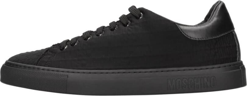 Moschino Sneakers Zwart Black Heren