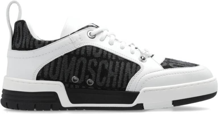 Moschino Sportschoenen met logo White Dames