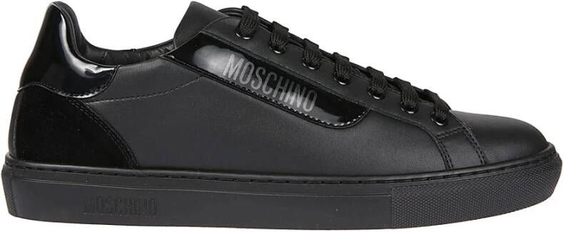 Moschino Stijlvolle Golia25 Sneakers Black Heren