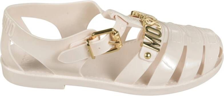 Moschino Stijlvolle Sandalen voor de Zomer Beige Dames