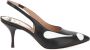 Moschino Symbool Slingback in Zwart Leer Black Dames - Thumbnail 1