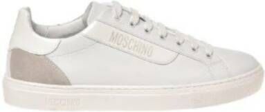 Moschino Witte Sneakers voor een Stijlvolle Look White Heren