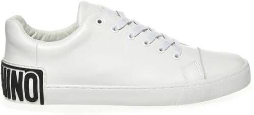 Moschino Witte Sneakers White Heren