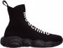Moschino Women's shoes high top trainers sneakers Teddy Run Zwart Dames - Thumbnail 1