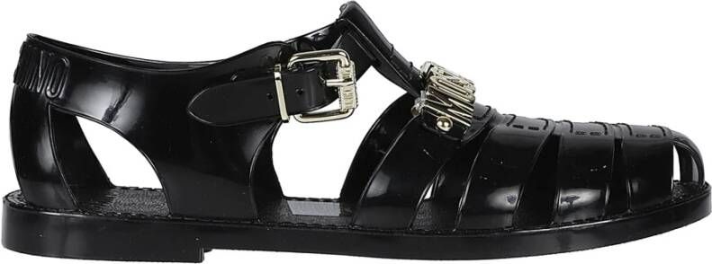 Moschino Zomer Jelly Sandalen Black Heren