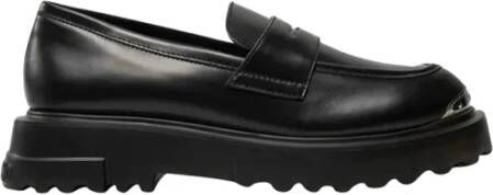 Love Moschino Zwarte platte schoenen Moderne stijl Black Dames