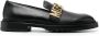 Moschino Zwarte Leren Loafers voor Vrouwen Black Dames - Thumbnail 1