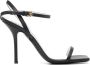 Moschino Zwarte Leren Slingback Sandalen Black Dames - Thumbnail 1