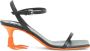 Moschino Zwarte Nappa Leren Sandalen Elegante Stijl Black Dames - Thumbnail 4