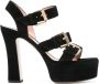 Moschino Zwarte Slingback Sandalen Black Dames - Thumbnail 1