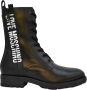 Moschino Zwarte Veterschoenen voor Dames Aw21 Black Dames - Thumbnail 1